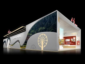 甘肃政府展展台模型