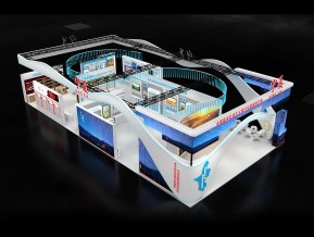 宁夏政府展展台模型