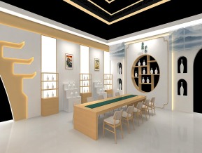 甘肃政府展展台模型