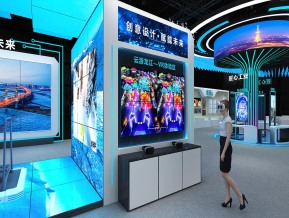黑龙江政府展展台模型