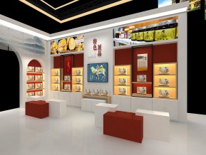 甘肃政府展展台模型