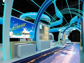 海南消博会展台模型
