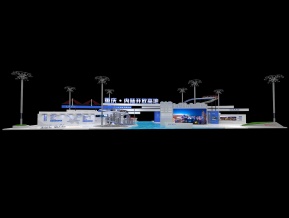 重庆馆展览模型