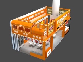 哈尔香展位模型