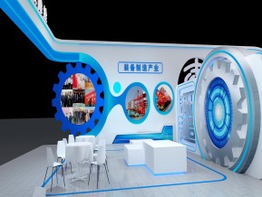咸阳展台3D模型