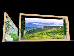 医疗养生展位模型