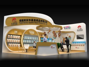 泉发纸品展览模型
