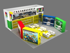 沃马动漫展览模型