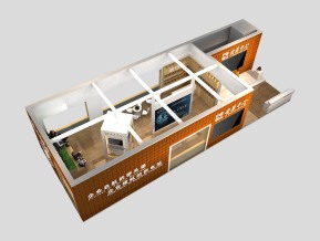 世华中心展览模型