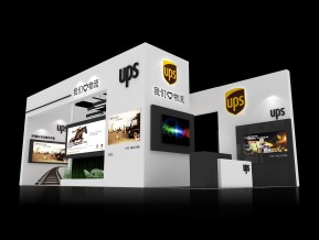 UPS展台模型