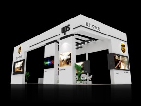 UPS展台模型
