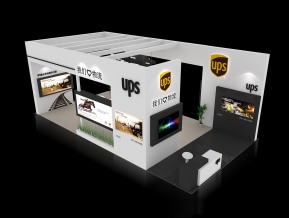 UPS展台模型