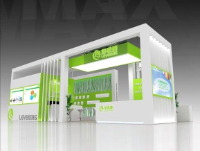绿微康展览模型