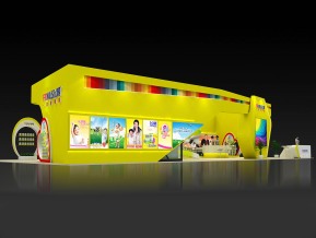 飞鹤乳业展览模型