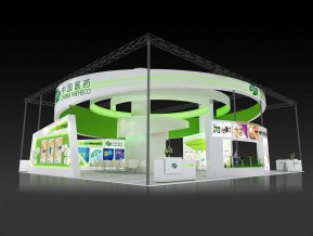 中国医药展览模型