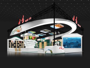 甘肃政府展展台模型
