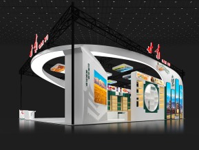 甘肃政府展展台模型