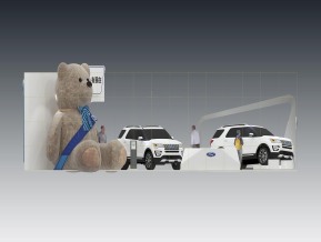 福特巡展3D模型