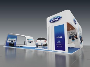 福特巡展3D模型