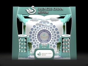 盛泽瓷业展览模型