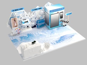 咪咕广东冰雪展台