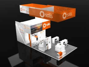 solis光伏展览模型