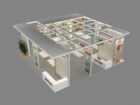 满庭芳展台模型