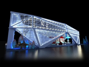 自贡展台模型