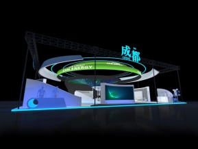 成都展台模型