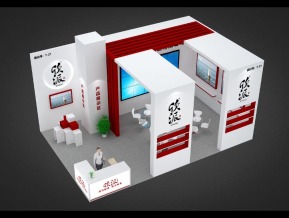 欣派酱酒展台模型