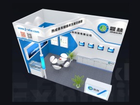 晶林光伏展台模型