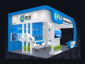 晶林安防展展览模型