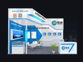 晶林光伏展台模型