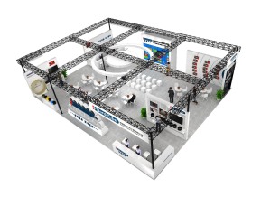 五行科技展览模型