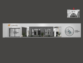 一米阳光展览模型