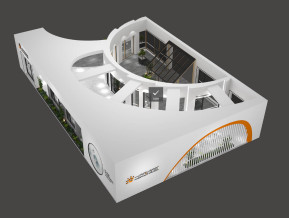 一米阳光展览模型