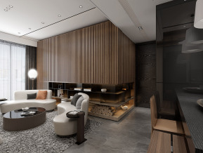 客厅餐厅3D模型