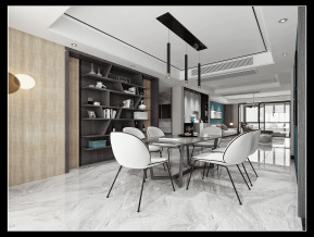 客厅餐厅3D模型