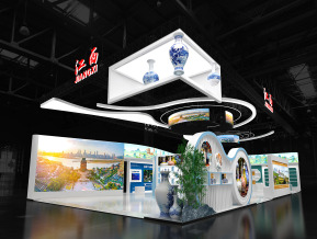 江西文博会展台模型