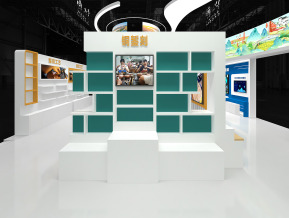 江西文博会展台模型