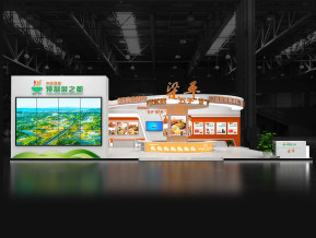 梁平展团展览模型