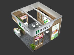柳絮食品展览模型