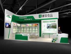 柳絮食品展览模型