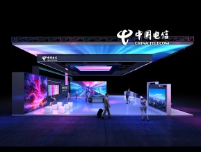 中国电信展台设计方案