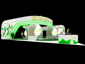 奶山羊展览模型