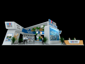 中国能建展台
