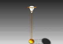 立式灯3D模型