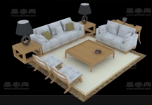 沙发3D模型