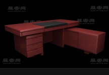 大班台3D模型