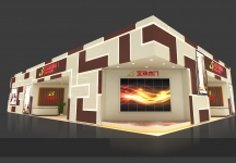 宝珠木门展览模型